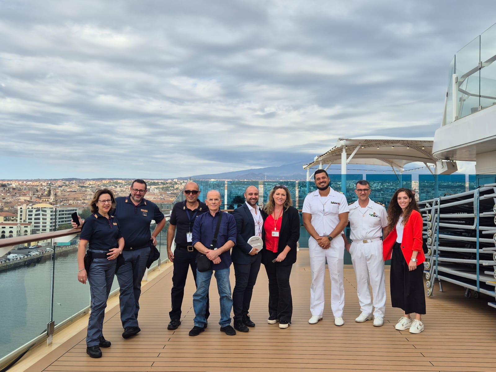 Mein Schiff 4 Fa il Suo Storico Primo Scalo al Catania Cruise Terminal