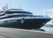 World Explorer: a luxurious cruise ship at Catania Cruise Port
